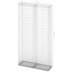 Gabion Basket Steel 85x30x200 cm Silver