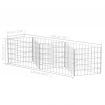 Gabion Basket/Planter/Raised Vegetable Bed Steel 120x30x50 cm