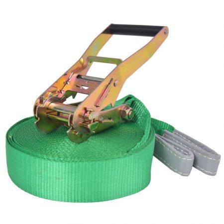 Slackline 15 m x 50 mm 150 kg Green