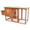 Outdoor Chicken Cage Hen House with 1 Egg Cage Wood