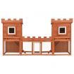 Outdoor Large Rabbit Hutch House Pet Cage Double House