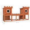 Outdoor Large Rabbit Hutch House Pet Cage Double House