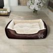 Warm Dog Bed with Padded Cushion L