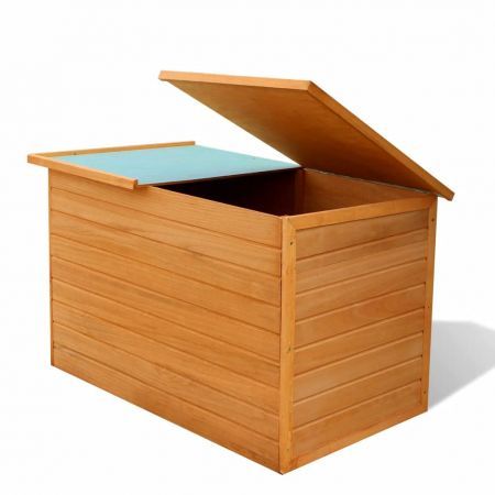 Garden Storage Box 126x72x72 cm Wood | Crazy Sales