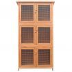 Animal Rabbit Cage 6 Rooms Wood