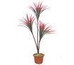 Red Yucca Artificial Life Like Faux Plant with Pot and Grass
