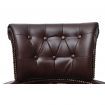 Chesterfield Captains Swivel Office Chair Brown