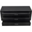 Metal Tool Chest 3 Drawers Black