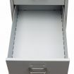 File Cabinet with 5 Drawers Grey 68,5 cm Steel