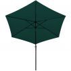 LED Cantilever Umbrella 3 m Green