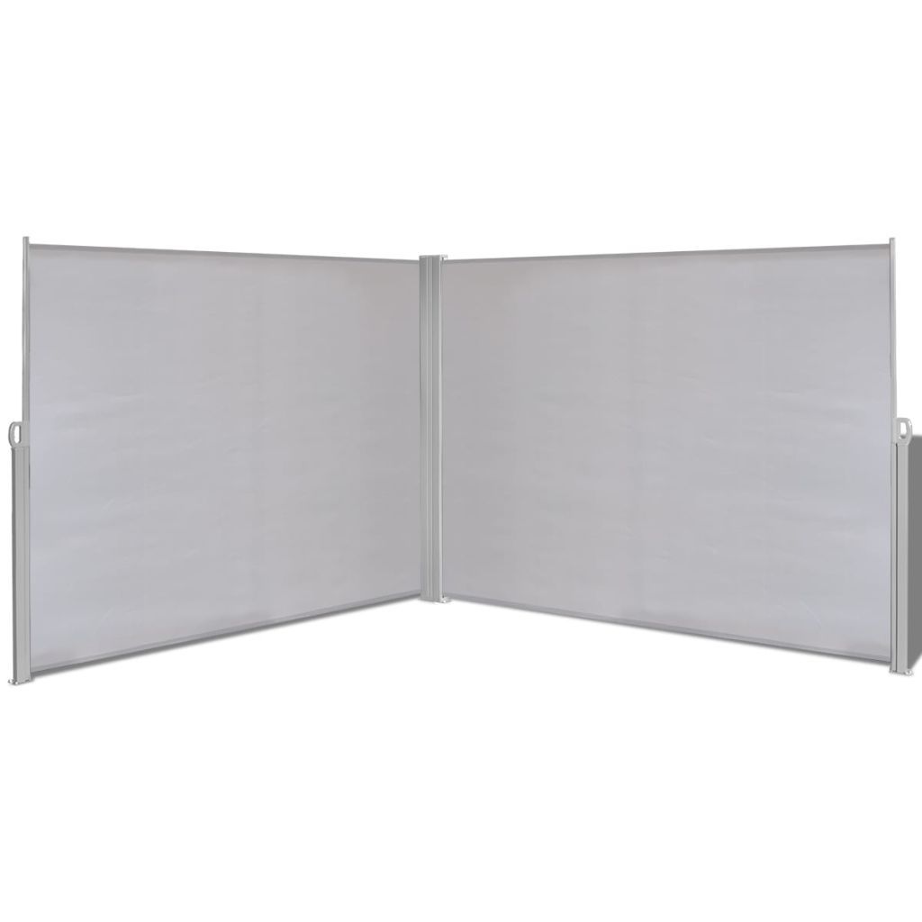 Retractable Side Awning 180x600 cm Grey