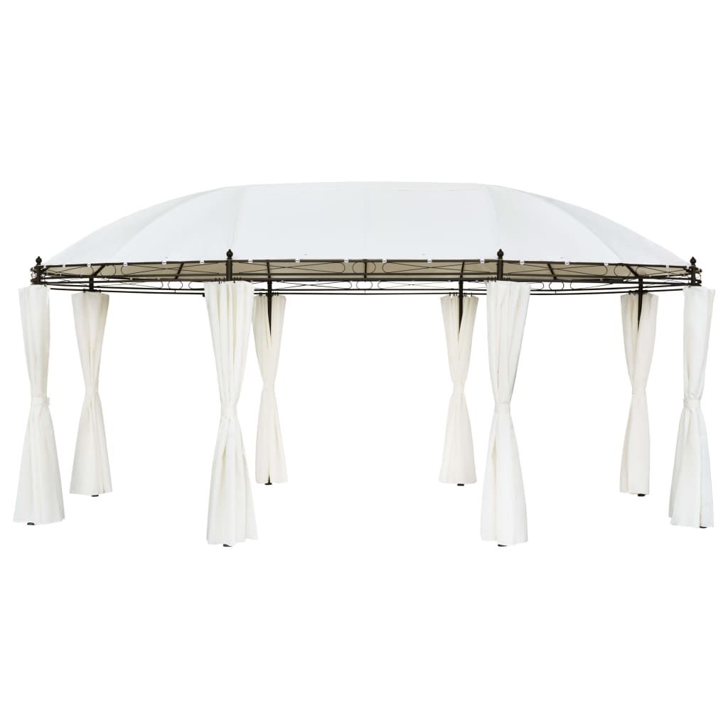 Gazebo Cream White 530x350x265 cm