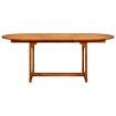 Garden Table 200x100x75 cm Solid Wood Acacia