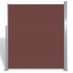 Patio Retractable Side Awning 180 x 300 cm Brown