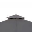 Poly Rattan Gazebo with Dark Grey Roof 3 x 4 m