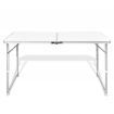 Foldable Camping Table Aluminium 120 x 60 cm