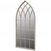 Gothic Arch Garden Mirror 115 x 50 cm for Both Indoor and Outdoor Use