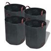 Garden Waste Bag Dark Green 4 pcs 272 L 150 g/sqm