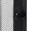 Insect Door Curtain 210 x 100 cm 2 pcs Magnet Black