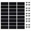 Insect Door Curtain 210 x 100 cm 2 pcs Magnet Black