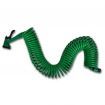 Flexible Coiled Garden Water Hose Spiral Pipe & Spray Nozzle 15 m