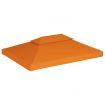 Water-proof Gazebo Cover Canopy 310 g/m² Orange 3 x 4 m