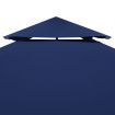 Water-proof Gazebo Cover Canopy 310 g / m² Dark Blue 3 x 3 m