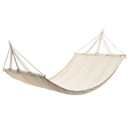 Hammock with Bar 210 x 150 cm Cream