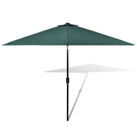 Parasol Green 3m Steel Pole