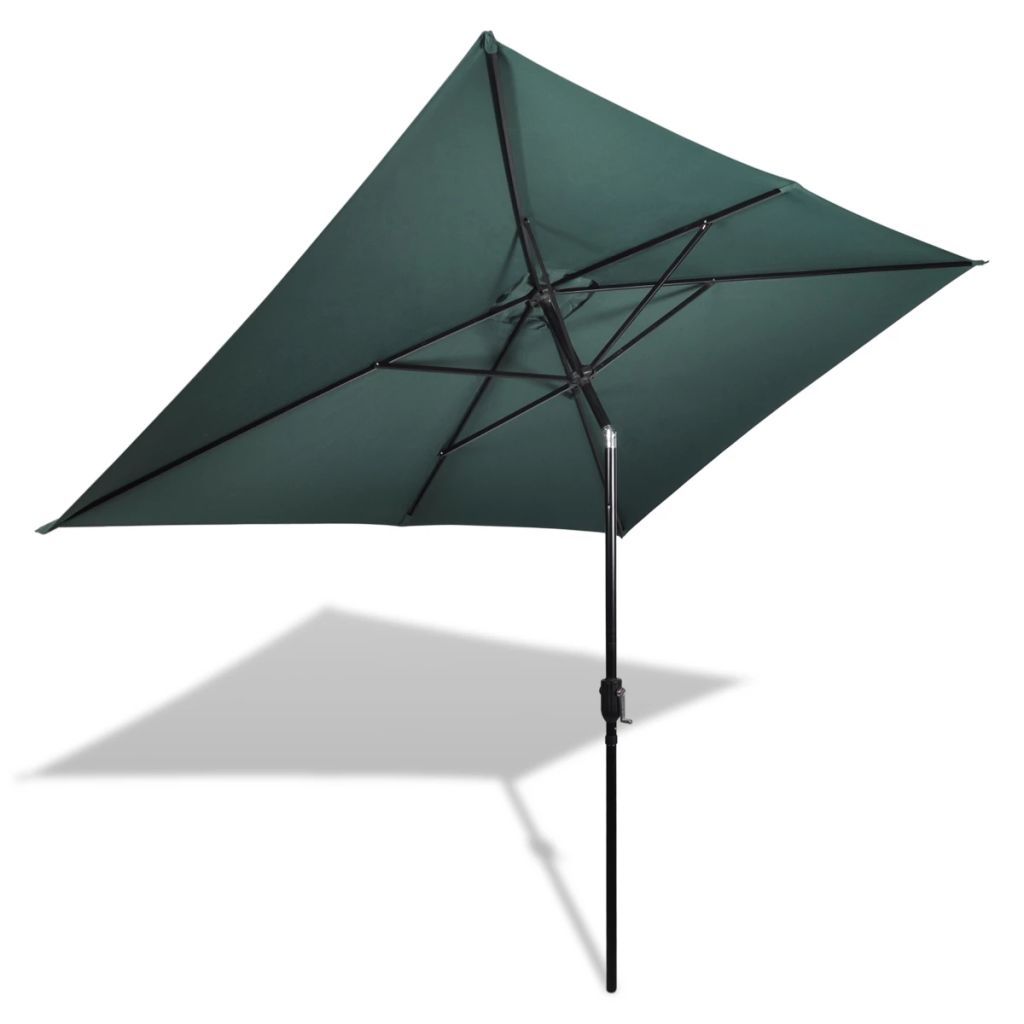 Parasol 200 x 300 cm Green Rectangular