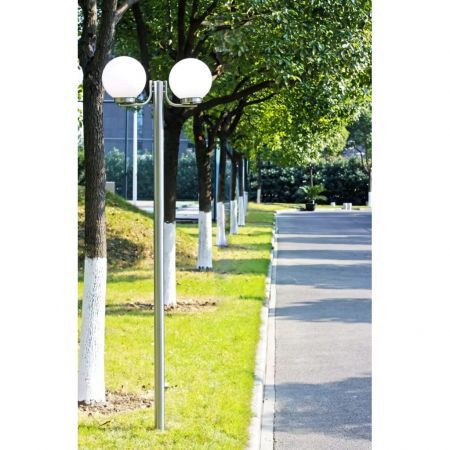 Garden Lamp Post 2 Lamps 220cm | Crazy Sales