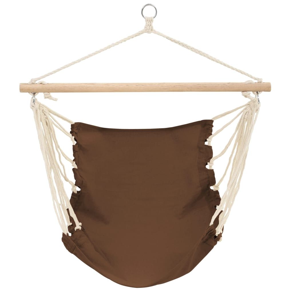 Hammock Chair Brown 100x80 cm