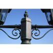 Garden Lamp Post Dark Green 215 cm