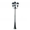 Brighton Garden Light Post 3-arms 230 cm Dark Green/Black