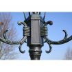 Brighton Garden Light Post 3-arms 230 cm Dark Green/Black