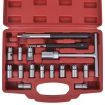 17 pcs Diesel Injector Seat Cutter Set