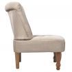 French Chair Cream Fabric