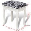 Dressing stool black