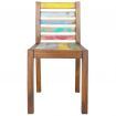 Dining Chairs 4 pcs Solid Reclaimed Boat Wood 45x45x85 cm