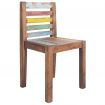 Dining Chairs 4 pcs Solid Reclaimed Boat Wood 45x45x85 cm