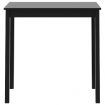 Bar Table MDF Black 115x55x107 cm