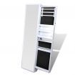 Jewelry Mirror with Two Side Drawers White