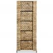 Storage Unit with 6 Baskets 47x37x100 cm Water Hyacinth