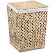 Laundry Basket Set 2 Pieces Water Hyacinth