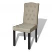 Dining Chairs 4 pcs Beige