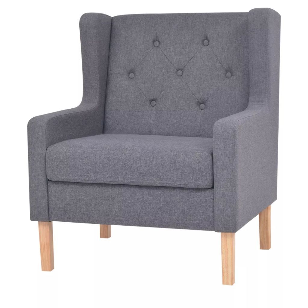 Armchair Fabric Grey