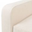 Armchair Fabric Cream White