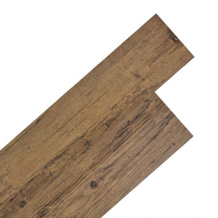 vidaXL Self-adhesive PVC Flooring Planks 5.02 square metre  2 mm Walnut Brown