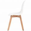 Dining Chairs 6 pcs White