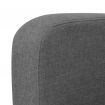 3-Seater Sofa 180x65x76 cm Dark Grey